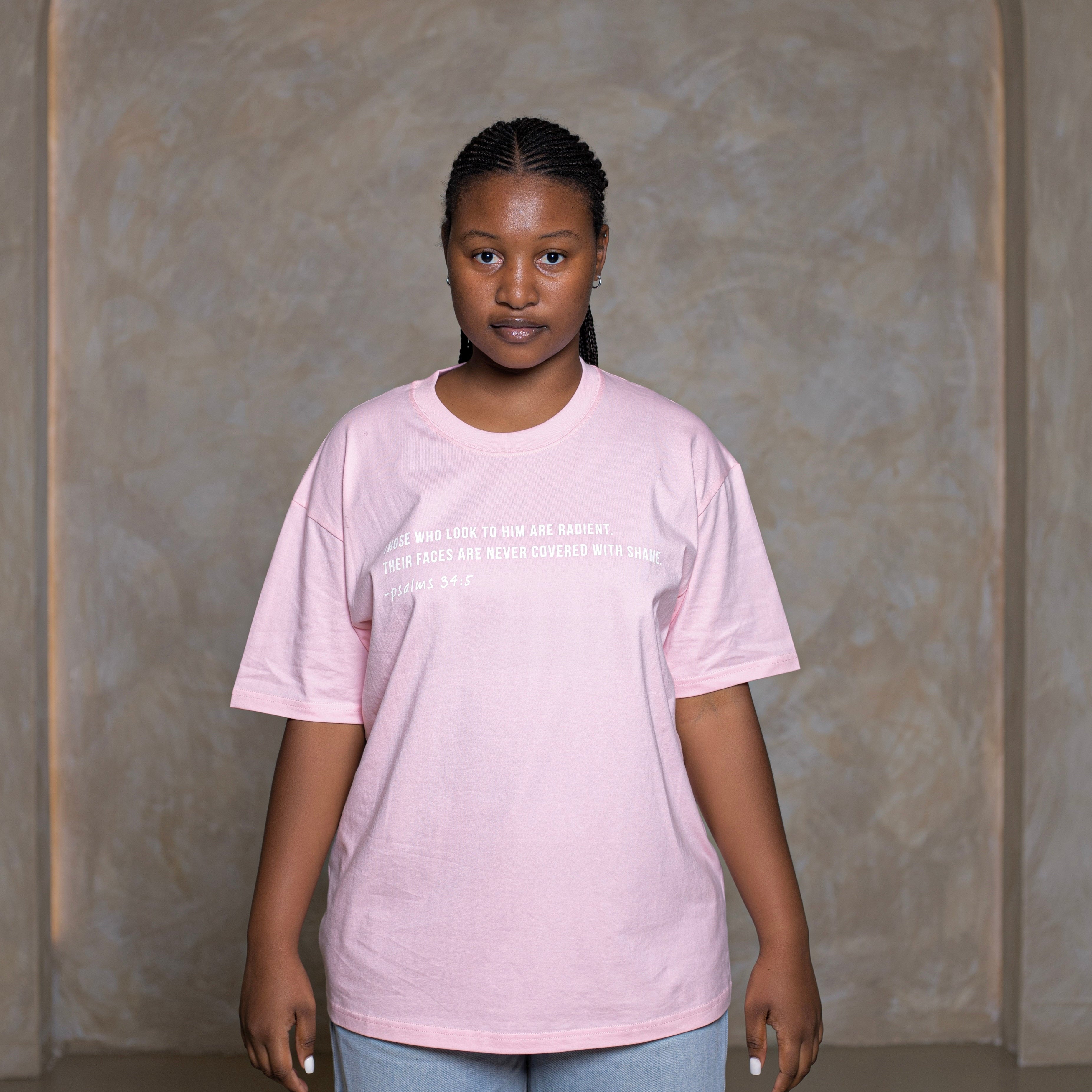 Pink Oversized Jesus Tshirt