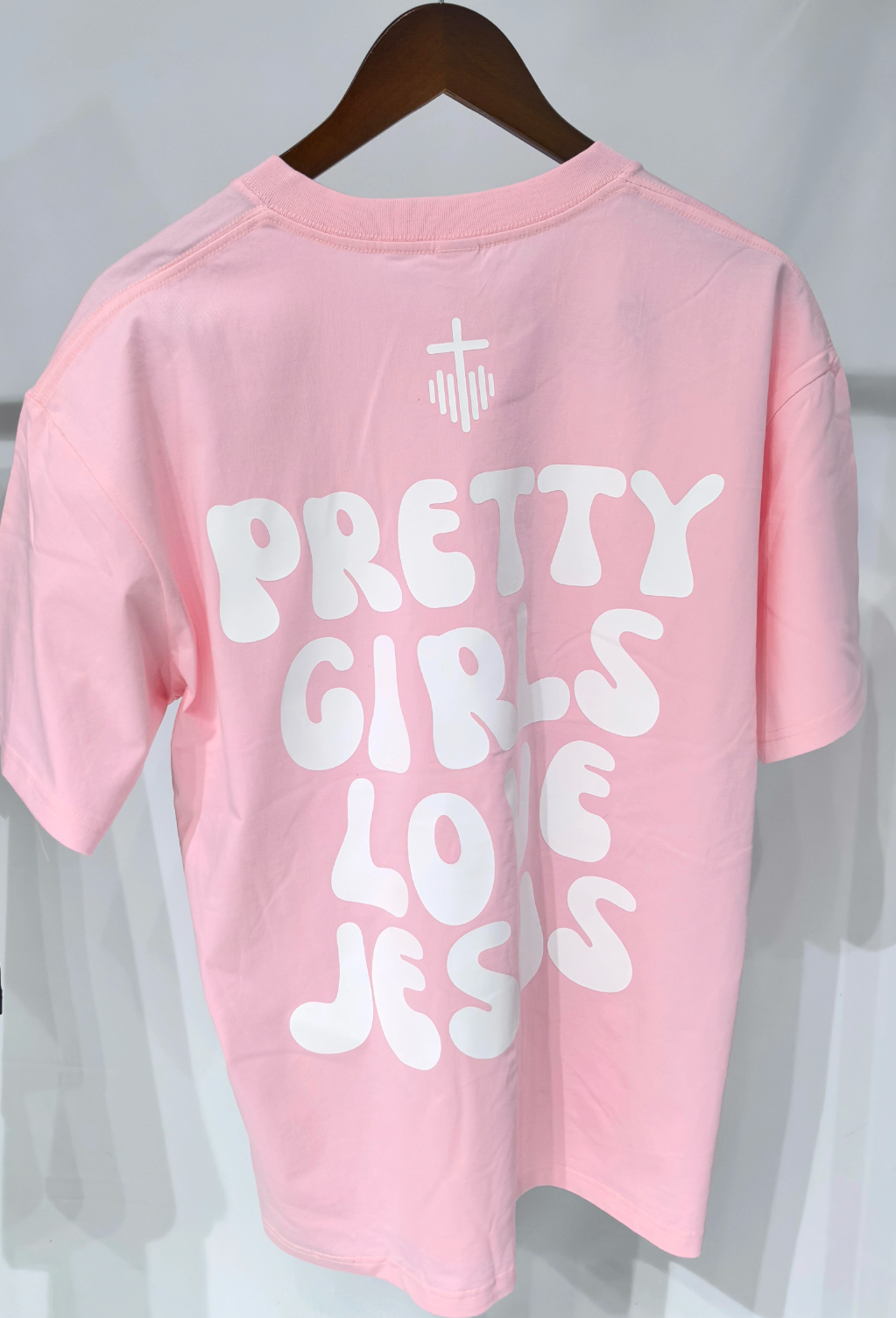 Pink Oversized Jesus Tshirt